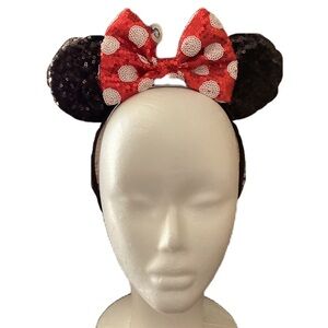 Minnie sequined ears. OSFM